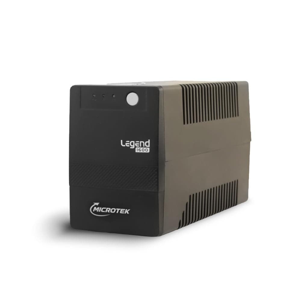 Microtek Legend 1600 Line Interactive UPS 1600VA/960W | Microprocessor Based UPS for Gaming PC, Desktop & Home Office | Power Backup & Protection | 2 Year Electronics Warranty + 1 Year Battery