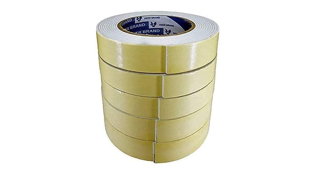 ECLET Combo Set of 6 Double Sided Self Adhesive Acrylic Foam Mounting Tape for Wall/Craft/Multipurpose