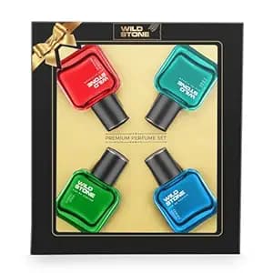 Wild Stone Edge, Forest Spice, Hydra Energy and Ultra Sensual Perfume Combo for Men, Long Lasting Smell | Pack of 4 (30ml each)