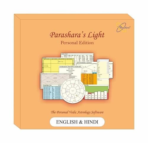 Parashara's Light Astrology Software (Personal Edition) - (English + Hindi) Bilingual for Windows (USB Pendrive)