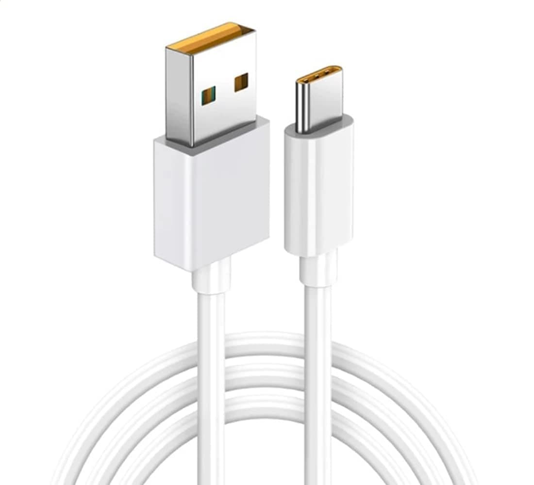 Sounce Realme Original 80W SuperVooc/Dart USB to Type C, Fast Charging Cable Compatible for Realme 12/11 Pro Plus/11 Pro/Narzo 60 Pro/60/Realme 10 Pro Plus/10 Pro,/9 Pro/Narzo 50 Pro/50/9 PRO