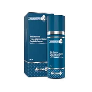 The Derma Co Skin Renew Hyperpigmentation Peptide Serum - 30ml | Reduces Dark Spots | Evens Skin Tone | Brightens Skin | Smoothens Fine Lines