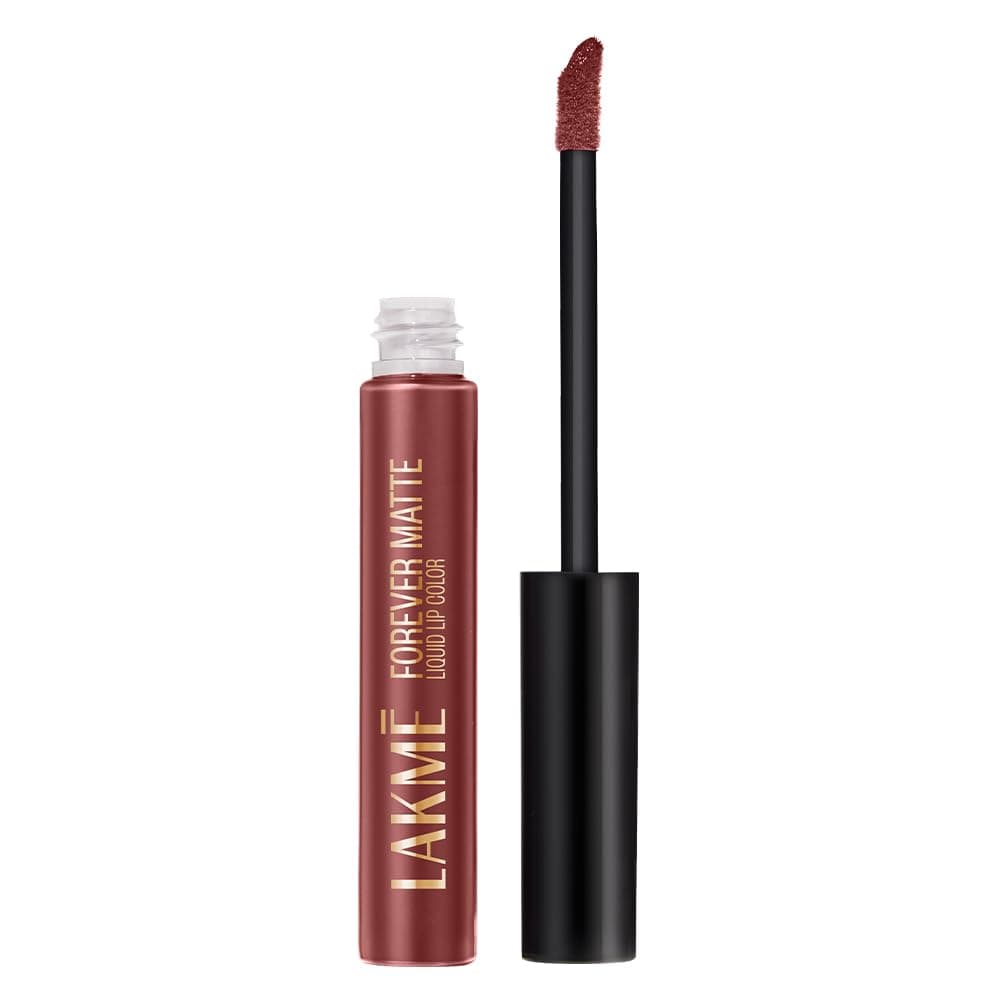 LAKMÉ Forever Matte Liquid Lip Colour, Long-Lasting Liquid Lipstick, Lightweight & Transferproof, Smudgeproof - Nude Dream, 5.6ml