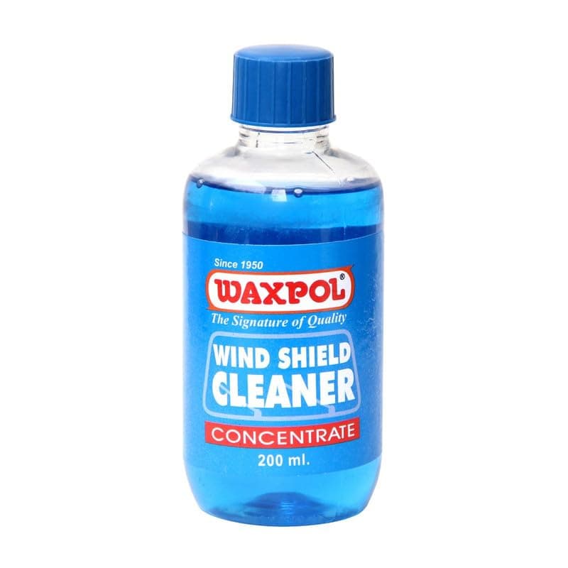 Waxpol Windshield Washer Fluid Concentrate 200ml - Makes up to 40L – Streak-Free Car Glass Cleaner with Anti-Fog, Bug Remover & Headlamp Cleaner – Safe for Multi-Surface Use
