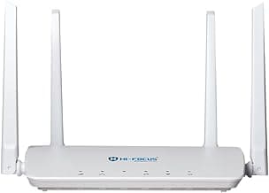 HI-Focus LTE 4G Sim Router|3 LAN Ports, 1 WAN Port | Support 4G or 5G Sim All Carrier|Upto 150 MBPS Speed|Long Range Coverage 150 Mbps 4G Router |Ethernet|2.4Ghz WiFi|(White, Single Band)