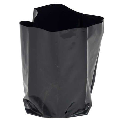 Go Garden Plastic UV Protected Poly Grow Nursery Plant Bags | Plant Bags for Home Garden |(Black, 12 x 12 inch) -50 Qty