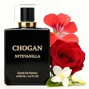 CHOGAN NITEVANILLA Extrait de Parfum – Bold Spicy Citrus Top with Coffee, Jasmine & Almond Heart, Grounded in Creamy Vanilla, Patchouli & Musk | Addictive, Night-Wear Signature Scent, 25% FRENCH Perfume Oil Concentration| Unisex | 100 ml