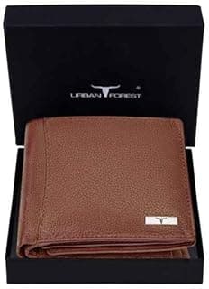 URBAN FOREST Oliver Redwood Light Brown Leather Wallet for Men, 6 Card Slot