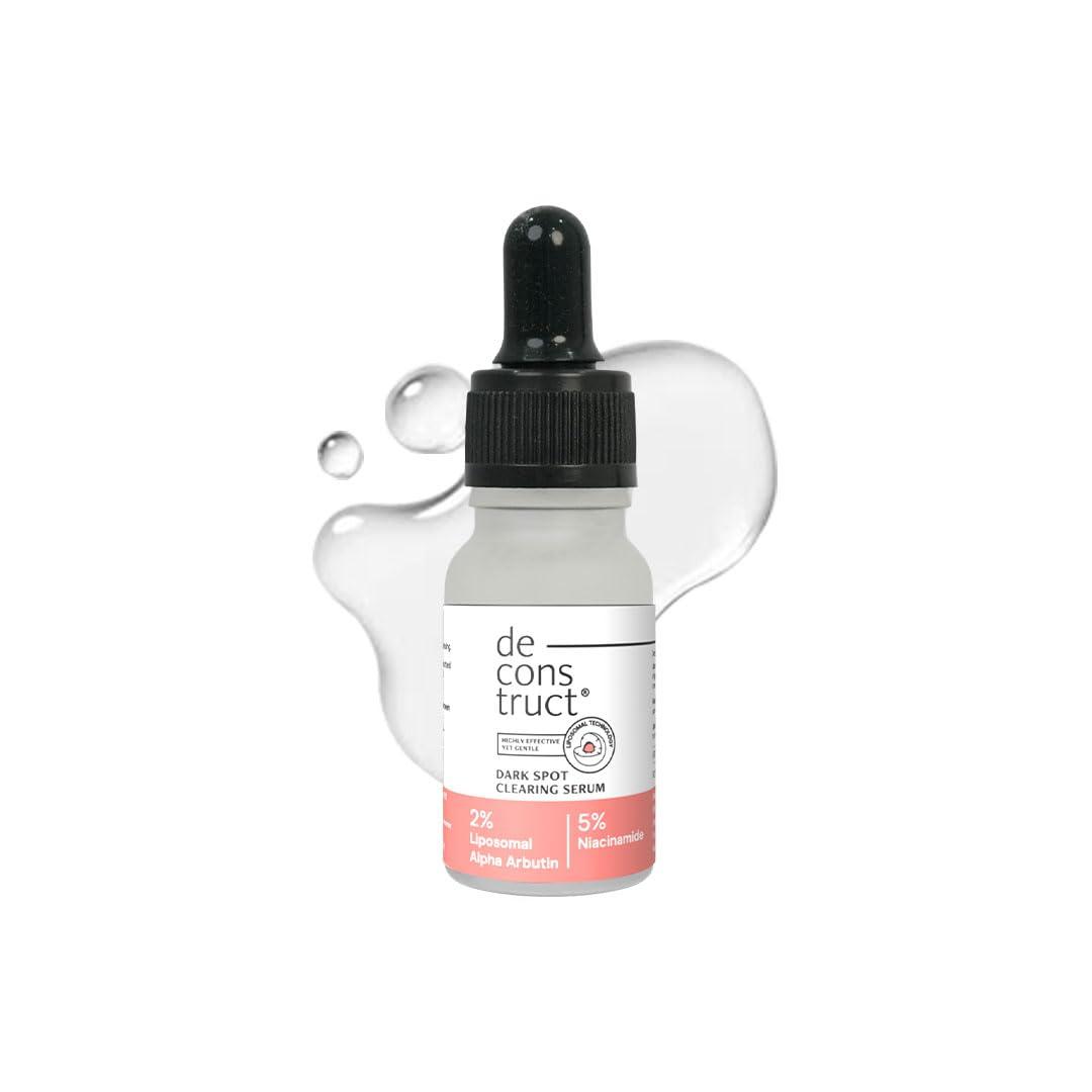 Deconstruct 5% Niacinamide Serum for Oily Skin + 2% Alpha Arbutin|Powered by Liposomal Technology |Fades Pigmentation & Acne Marks|4-in-1 Multi-Benefit| Co-created with Dermatologists| Non-Irritating | 10ML