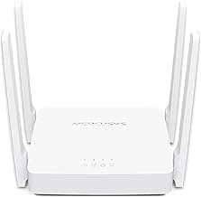 MERCUSYS AC1200 Wireless Dual Band WiFi Router Mercusys AC10 | 1200 Mbps Wi-Fi Speed | 4 High Gain Antennas | Parental Control | IPTV and IPv6 Supported