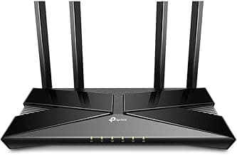 TP-Link WiFi 6 AX1500 Mbps Archer AX10,Smart WiFi,Gigabit, Dual-Band OFDMA, MU-MIMO, Compatible with Alexa, Wireless Router,Black