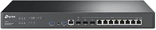 TP-Link ER8411 | Enterprise Wired 10G VPN Router | Up to 10 WAN Ports | High Network Capacity | SPI Firewall | Support Omada SDN | Load Balance | Lightning Protection | 5 Year Manufacturer Warranty