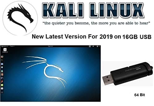 TechGuy4u Kali Linux New Latest Version Ethical Hacking on 16 GB USB: 64 & 32 Bit