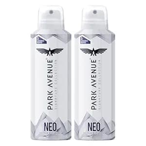 Park Avenue Men Neo Signature Collection | Deodorant Spray | Fresh Long-Lasting Aroma | 150Ml Each (Pack Of 2)