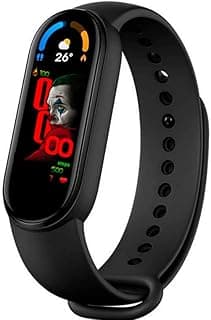 Drumstone Smart M6 Fitband: Heart Rate Monitor Bluetooth Wristband Sports Health Activity Tracker Watch, Suitable for Everyone - Boys and Girls.