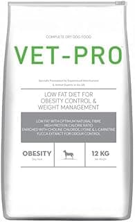 Vet PRO Obesity Pellet Adult Dog Food, Chicken Flavor, 12 KG,Pack of 1