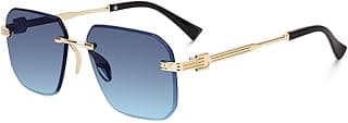Dervin UV Protected Square Rimless Sunglasses for Men and Women