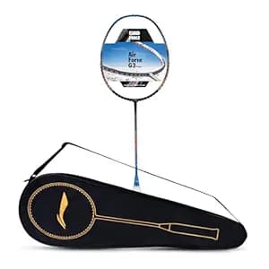 Li-Ning Air Force G3 Badminton Racket with Full Cover | Max Tension : ≤30 lbs | Superlight Technology | Aerotec Beam | Dynamic Frame