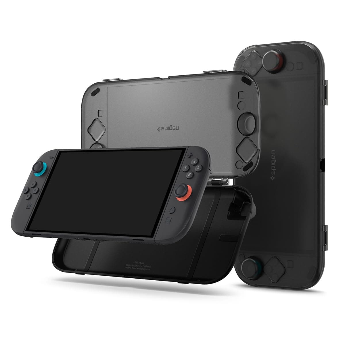 Spigen Thin Fit 360 for Switch 2 Dock Compatible Transparent Case - Black