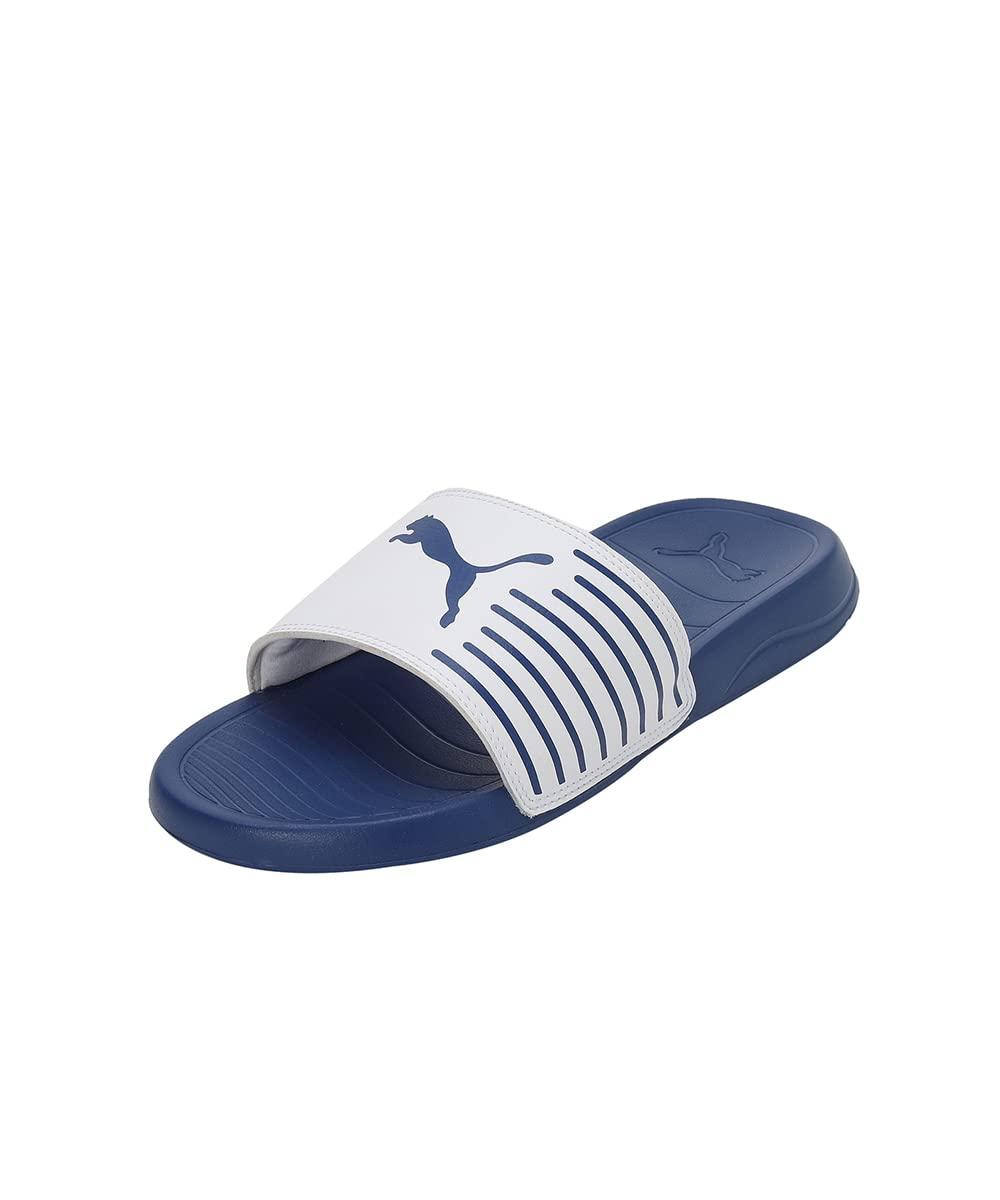 Puma unisex-adult Geo Clyde Royal-White Slide Sandal - 9 UK (39453805)