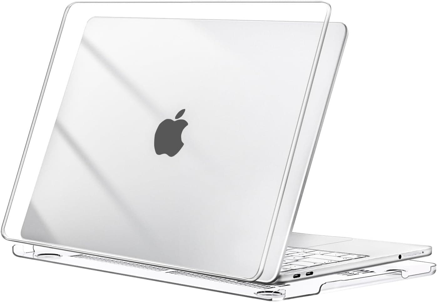 Meyaar Compatible with MacBook Neo Case 13 Inch A3404 with A18 Pro Chip 2026, Transparent Hard Shell Plastic Snap-On Protective Cover (Crystal Clear, for MacBook Neo 13” (A3404))