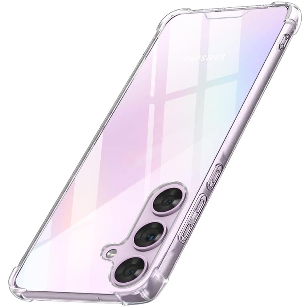 TheGiftKart Crystal Clear Back Cover Case for Samsung Galaxy A35 5G | Shock Proof 360° Protection | Hard Clear Back Cover Case for Samsung Galaxy A35 5G (PC & TPU, Transparent Bumper)