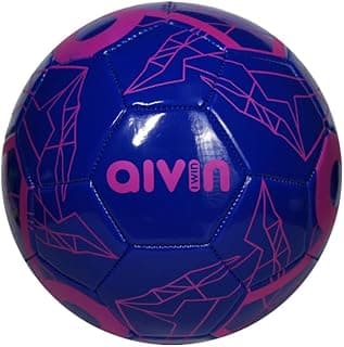 Aivin Blue-Pink Football | Premium PU Material | Textured Grip Surface | Reinforced Stitch Construction | Durable Outdoor Football for Firm Ground Play