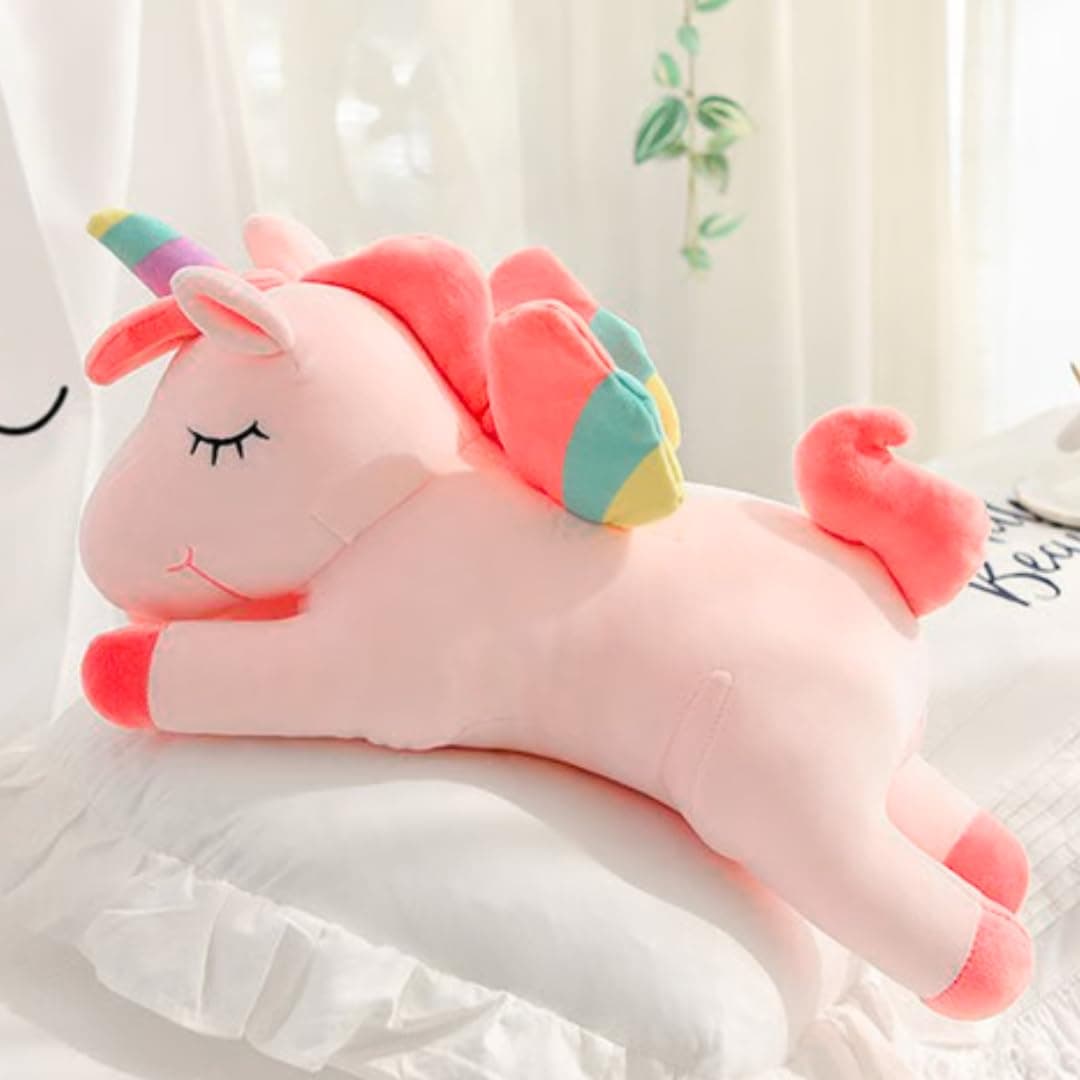 Storio Plushie Flying Unicorn | Soft Toys | Birthday Gift for Girls/Wife, Boyfriend/Husband, Soft Toys for Girls, Baby Toys - Sleeping Unicorn