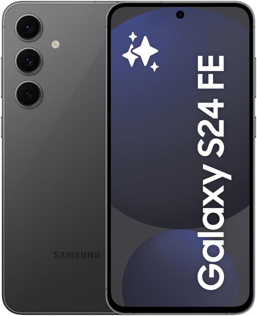 Samsung Galaxy S24 FE 5G (Graphite, 8GB RAM, 256GB Storage) | Exynos 2400e Processor | Dynamic AMOLED Display | Dual Nano-SIM | 4700mAh Battery