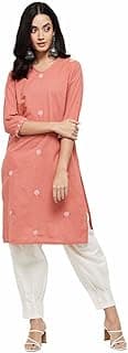 Max Women's Cotton Straight Fit Straight Kurta