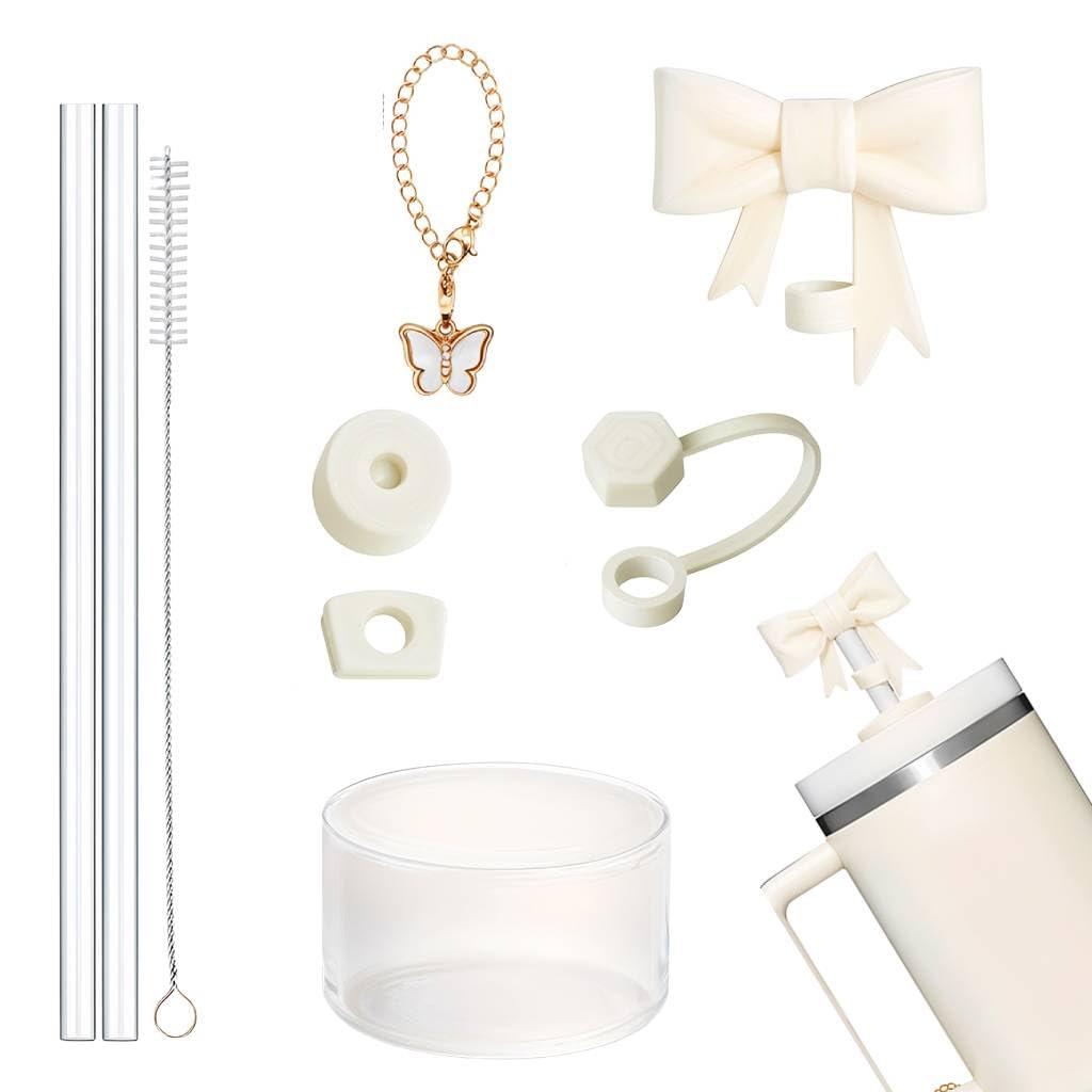 HASTHIP® for Stanley Cup Accessories & Charm Kit Set of 9Pcs Kit