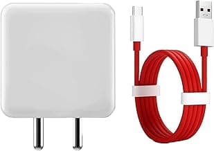 Kratos 65W Fast Charger Adapter & USB-A to Type C Cable Combo, Compatible with OnePlus, Realme, Xiaomi, Redmi, Oppo, Vivo & Other Smartphones, Type C Charger Supports Dash, Warp, Vooc,SuperVooc