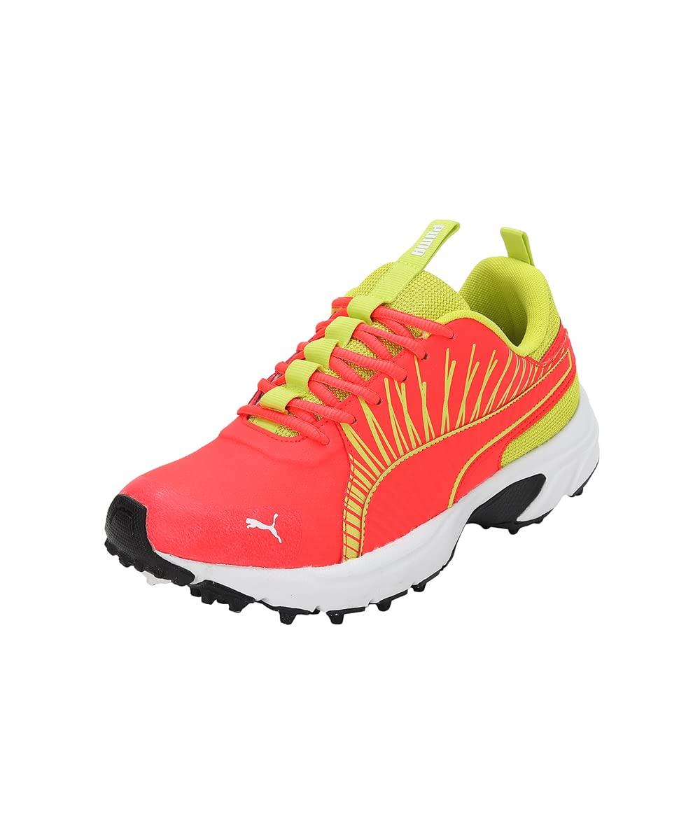 PUMA | Cricket Square Men's Shoes | Red Blast-Nrgy Yellow | 9UK