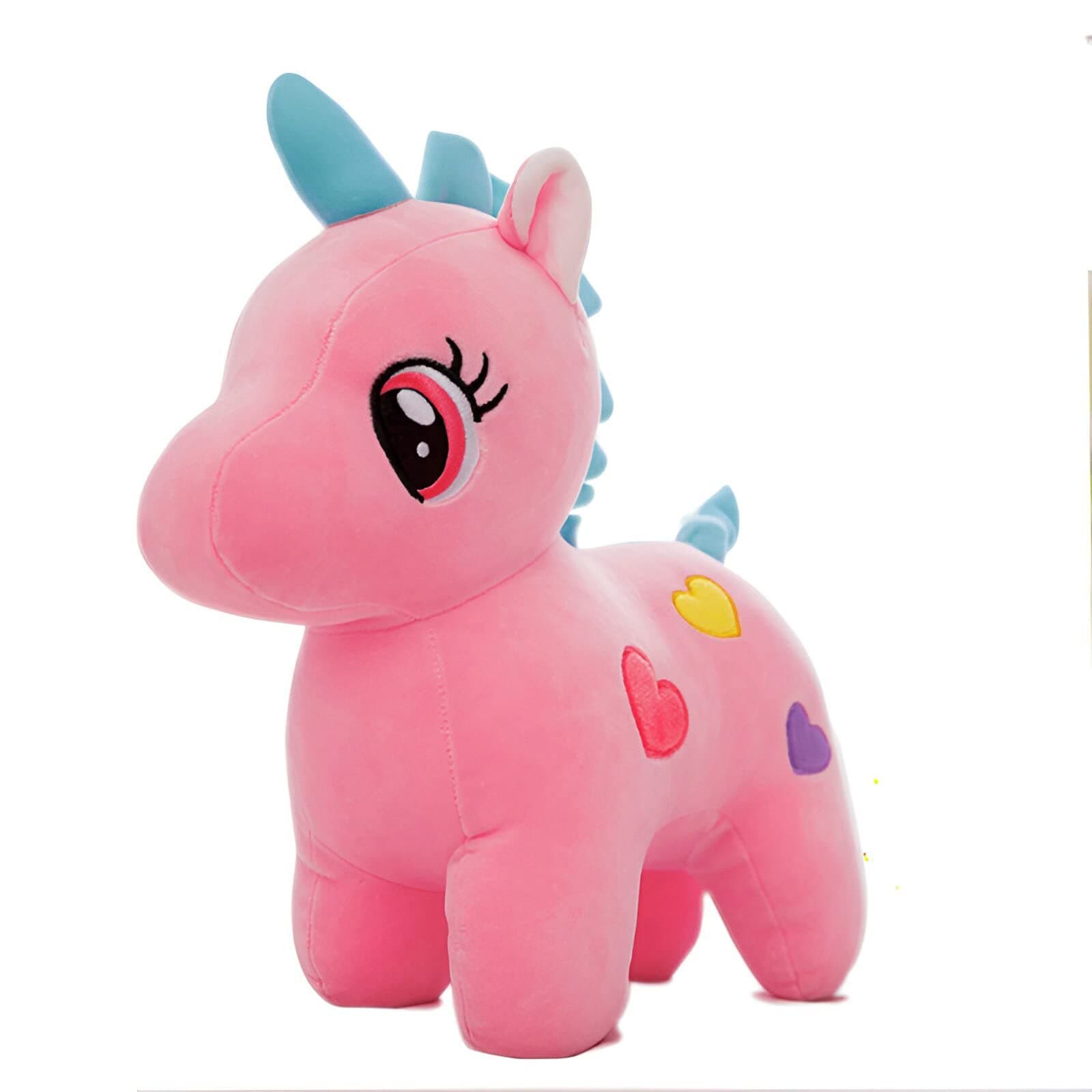 Babique Unicorn Stuffed Soft Toy Plush for Kids Baby Boy Girl Birthday (25cm- Pink)