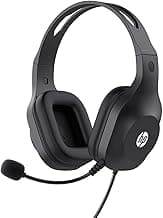 HP H120 Stereo USB Headset, Plug-and-Play USB-A, Built-in Noise-canceling mic, Adjustable Head Strap, Padded Ear Cushions, 360-degree Bendable mic, 1-Year Limited Warranty, Black, 9Z4V9AA