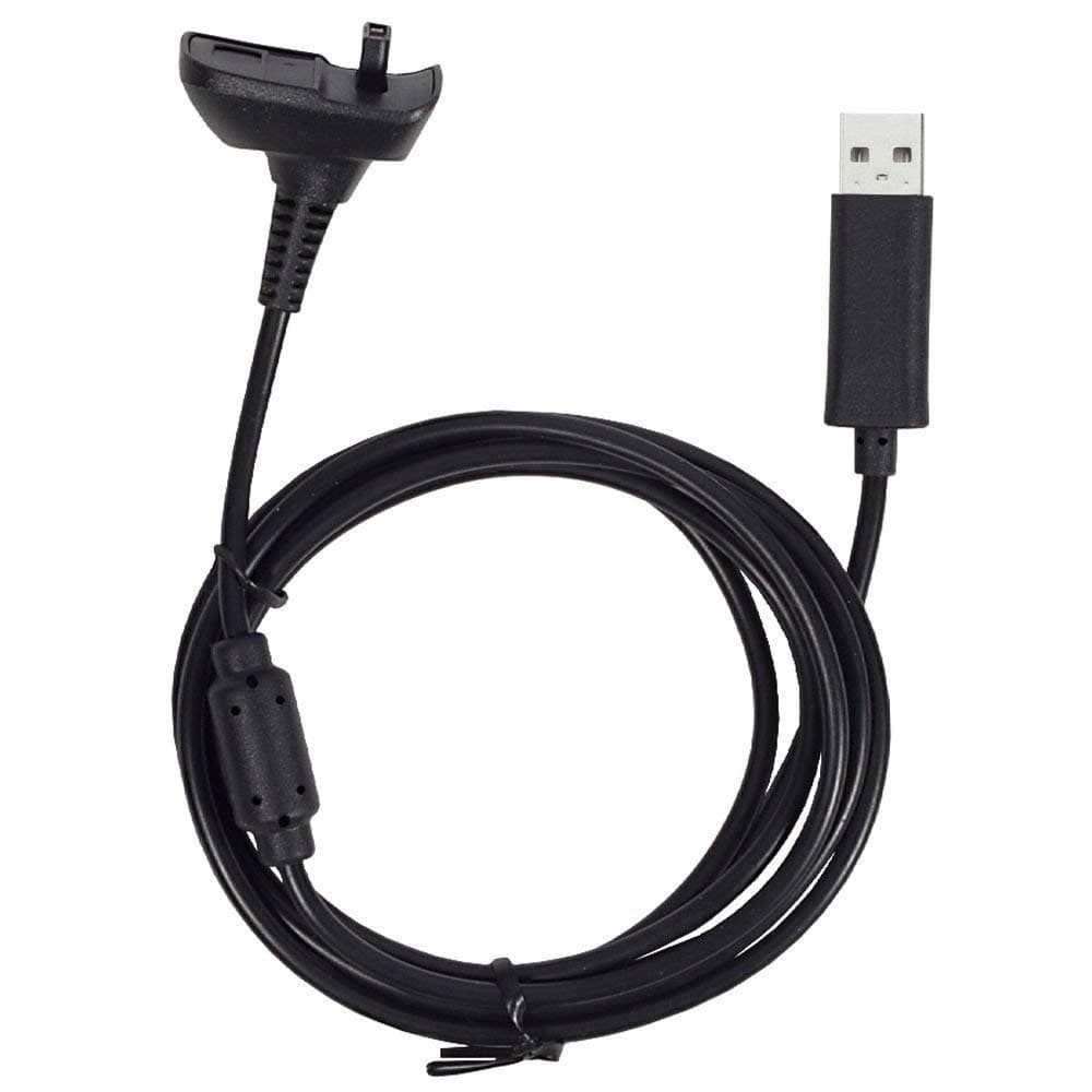 GAMENOPHOBIA Xbox 360 2-in-1 Charging & Connecting Cable | USB Charge and Play Cable for Xbox 360 Wireless Controller | High-Speed Gaming Accessory