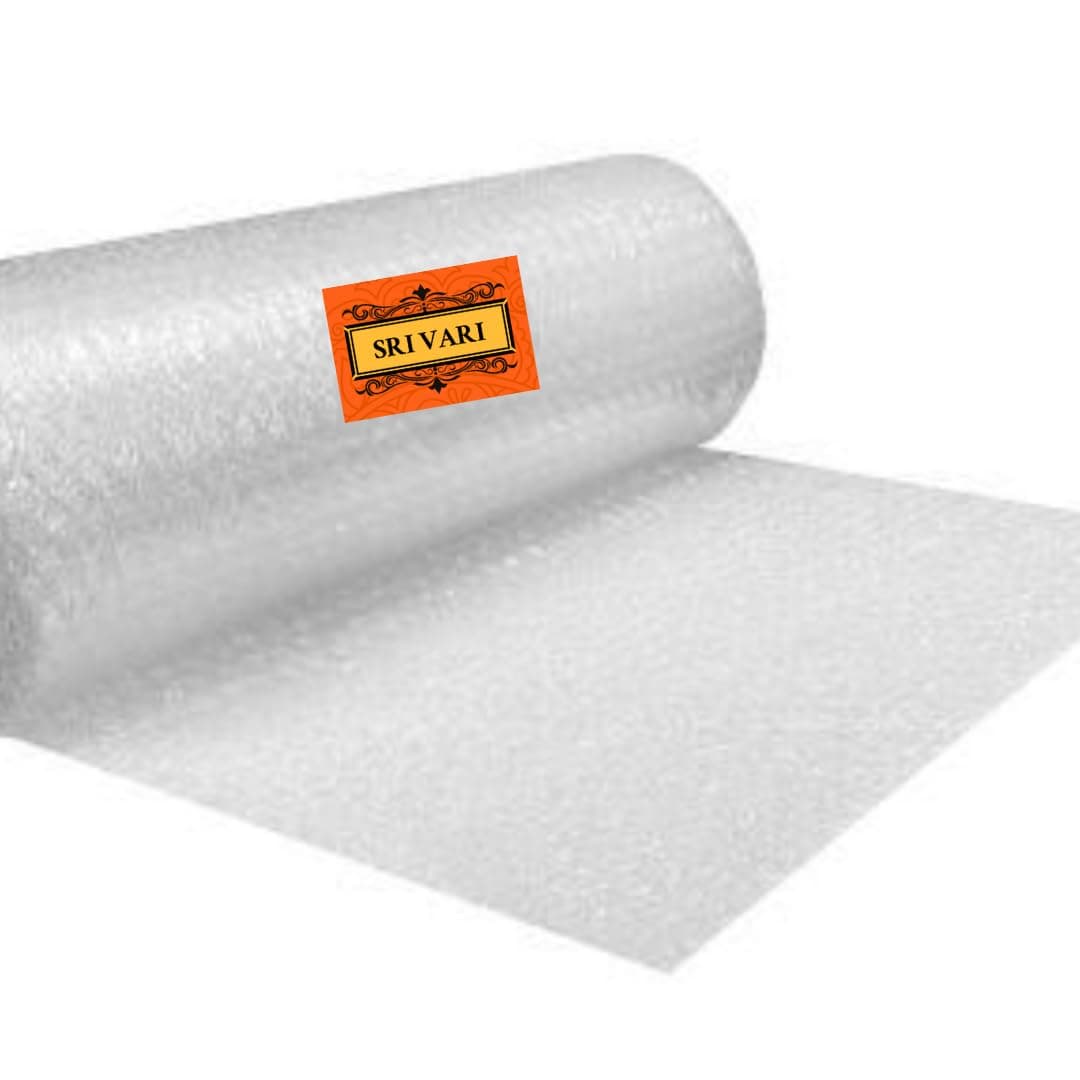 SRI VARI Heavy Duty 50 GSM Air Bubble Wrap Roll, 1 Meter Wide x, for Packing and Protection Needs (1MTR X 5MTR) PACKING MATERIAL
