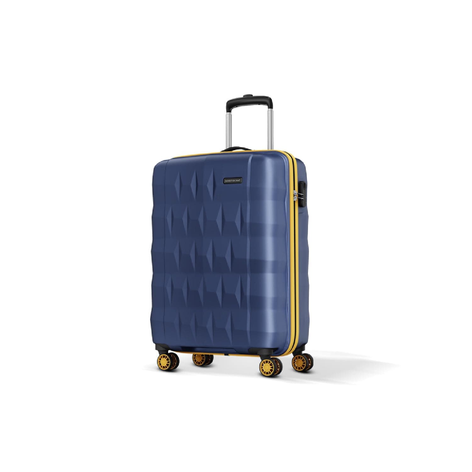 Aristocrat Comet Cabin Polycarbonate Hard Case 8-Wheel Trolley Bag, Blue