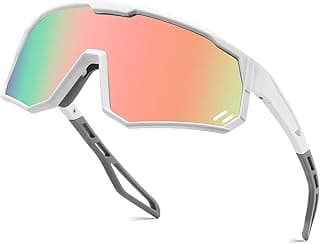 Karsaer Polarized Cycling Glasses Sports Sunglasses, UV400 Protection Baseball Running Glasses for Men Women Youth E1267