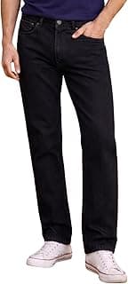 Louis Philippe Men's Regular Fit Stretch Fabric for Comfort Premium Wash Aesthetic Authentic Twill and Durable Jeans