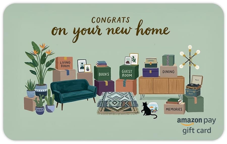 Amazon Pay Housewarming Gift Card | Ideal house warming ceremony gift for new home owners, couples, family, friends, neighbors, and colleagues