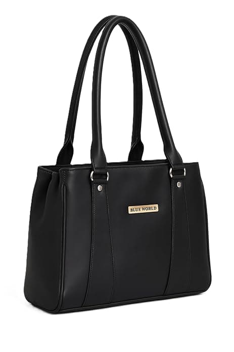 BLUE WORLD PU Women Handbag | 3 Main Section, Material: PU Leather, Closure Type:Top Zip, Handle Type: Dual, Ideal For: All, Lightweight&Stylish