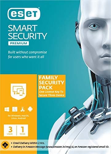 ESET Smart Security Premium Family Security Pack ( 3 User, 1 Year ) (Email Delivery in 2 Hours - No CD)