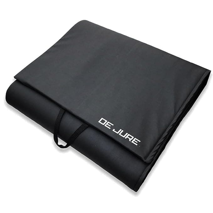 Abb Initio Gym (A De Jure Fitness Brand) PVC Leatherette Yoga Mat, Unbeatable Non Slip Raxine, Eco Friendly and Odorless Lightweight and Extra Large Size with 10 MM Thickness (Black)