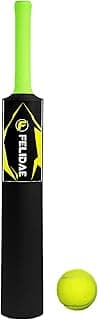 FELIDAE (Size – 4) PRO Kids Plastic Cricket Bat (6 to 13 Years) 1 Tennis Ball / 1 Plastic Bat for Kids