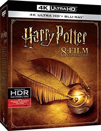 Harry Potter Complete 8 Films 4K UHD Collection (Imported Region Free 16 Disk Set with English DTS X)