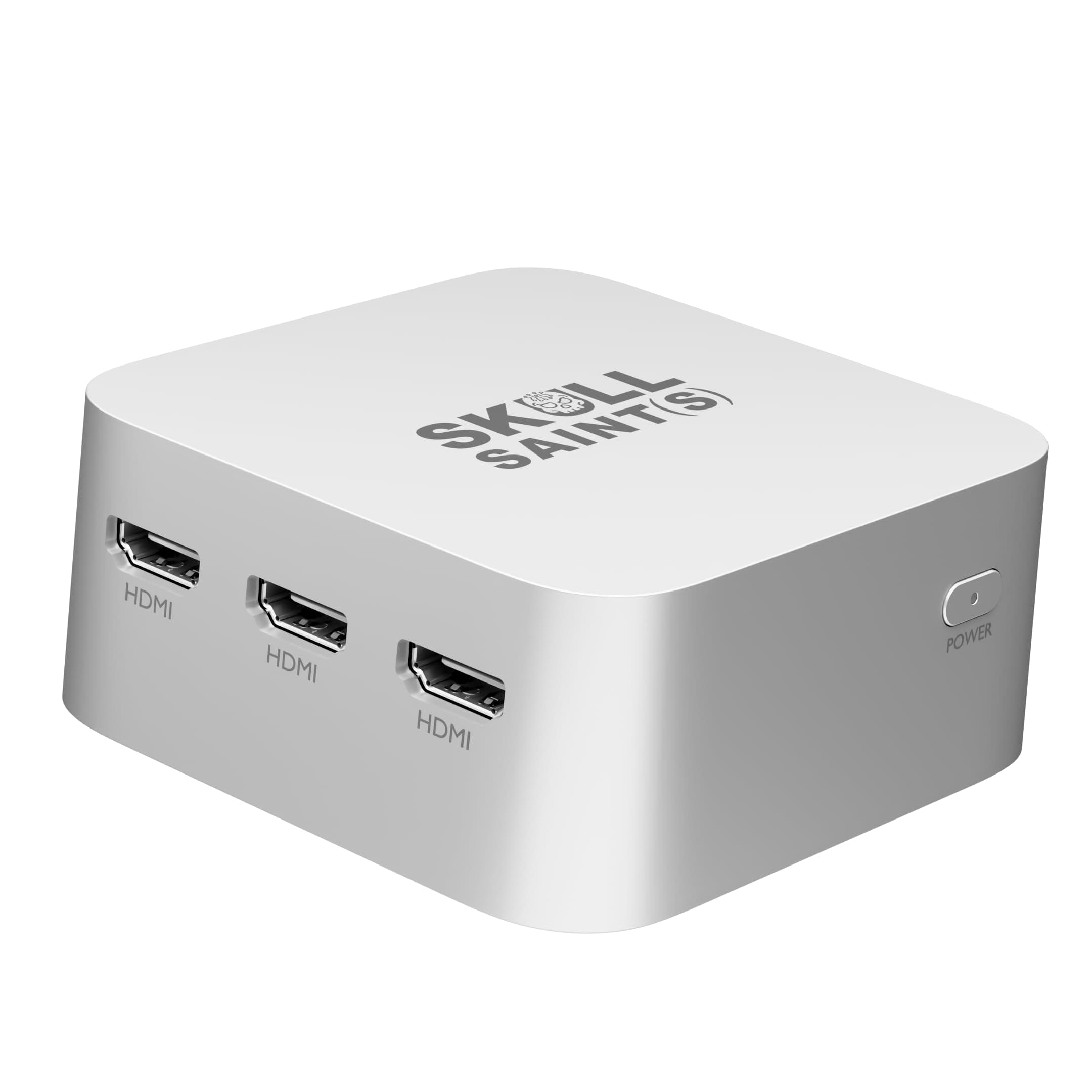 SKULLSAINTS Rudra Mini PC, 13th Gen N150, WiFi 6, BT5.2, HDMI 4K@60Hz 3 Screen Display, Dual Ethernet Ports, Win 11 Pro (13th Gen N150, 16+512)