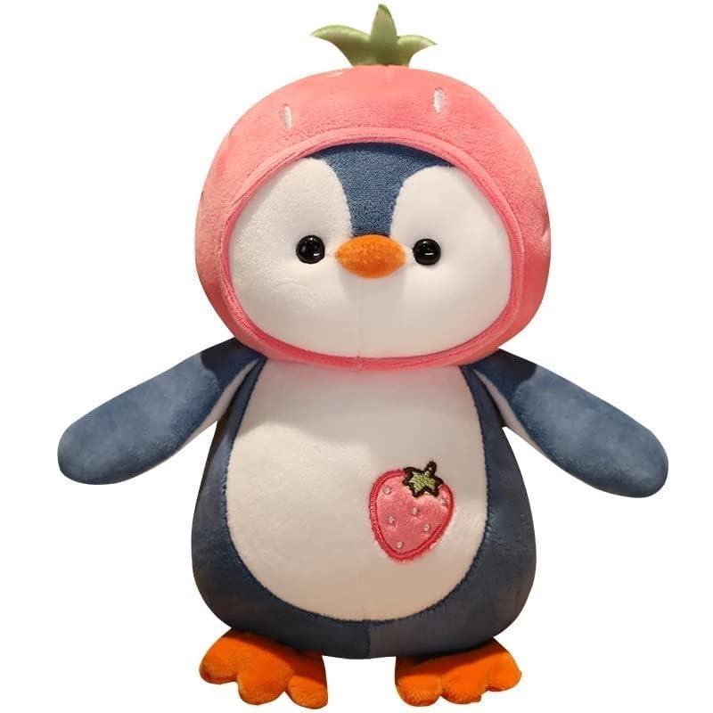 Storescent Stuffed Animal Cute Plush Toy - Hugging Plush Squishy Pillow Toy Gifts (Penguin with Pink Cap)