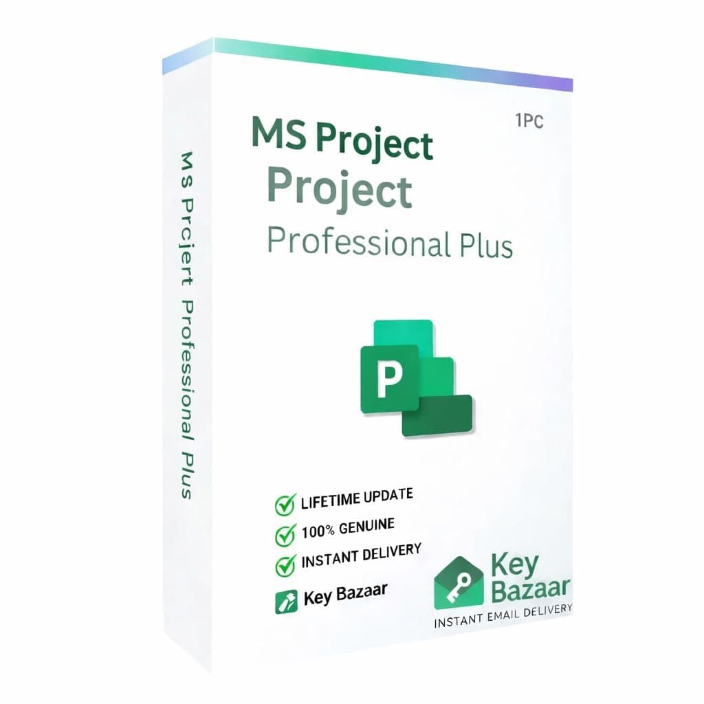MS Project Professional Lifetime License Key for Windows (1 PC) | Quick Installation Support | 1-Year Warranty (2019, Wind)