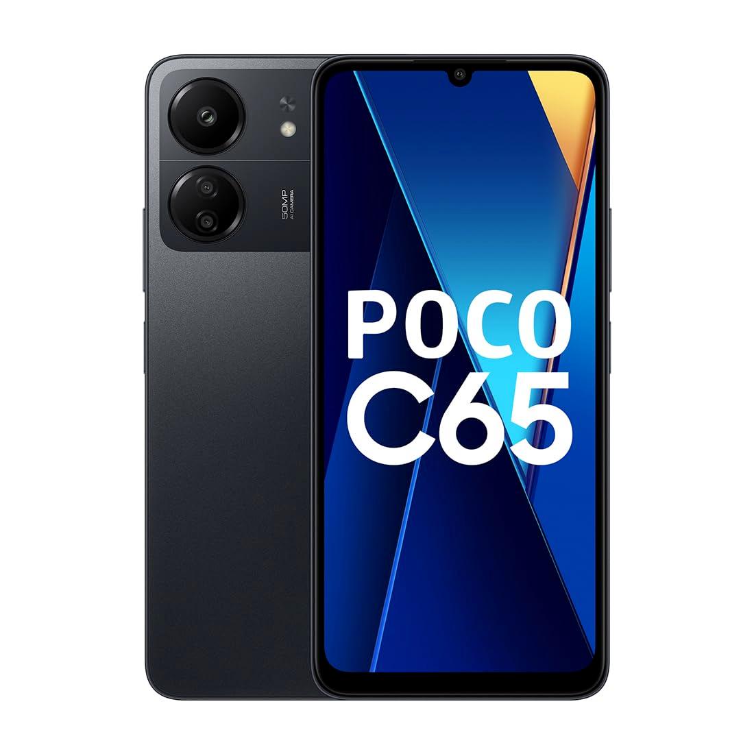 Poco C65 (Matte Black 4GB RAM 128GB Storage)